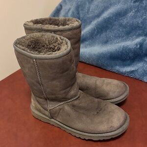 UGG Charcoal Shearling Boots